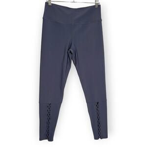 Soul by SoulCycle Lace-Up Legging SIZE M Grey Activewear Cycling Workout Pants